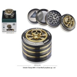 GRINDER CHAMP MET I.T.IND. SKULL 50X38MM 4P 1 UD