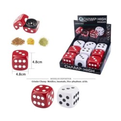 GRINDER CHAMP MET IMAN DICE 48MM 9 UDS