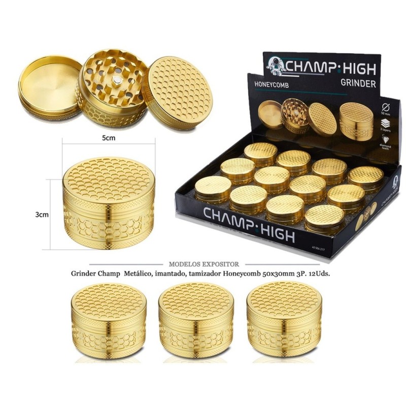 GRINDER CHAMP MET I.T. HONEYCOMB 50X30MM 3P 12 UDS