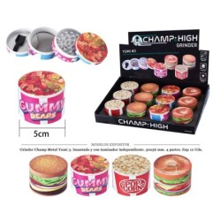 GRINDER CHAMP ALU I.T. YUMI 50X36MM 4P 12 UDS