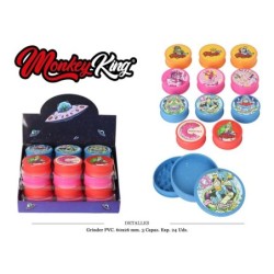GRINDER PVC IMAN MONKEY KING 60X26MM 24 UDS
