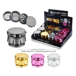 GRINDER CHAMP PVC I.T. INDEP. SHINY 63X46MM 12 UDS