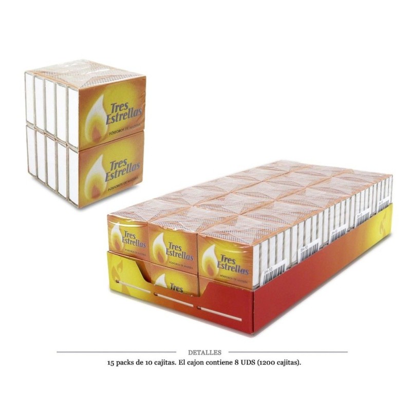 CERILLA 5-H MAD FUMADOR 3 ESTRE 15 PACK DE 10 UDS