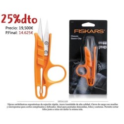 TIJERA FISKARS CLASSIC QUICK CLIP 12,5 CM