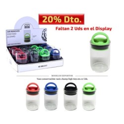 VASO CONSERVACION VACIO CHAMP HIGH 6X9CM 12 UDS
