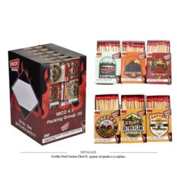 CERILLA PROF COCINA 55MM 16 PACKS DE 3X100 UDS