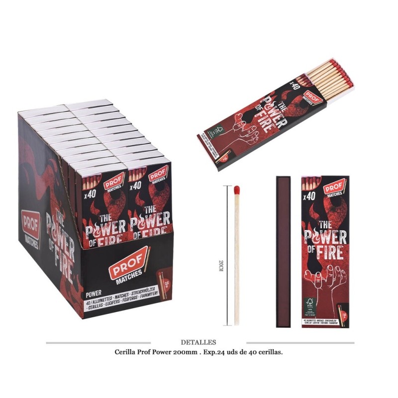 CERILLA PROF BBQ 200MM 24X40 UDS