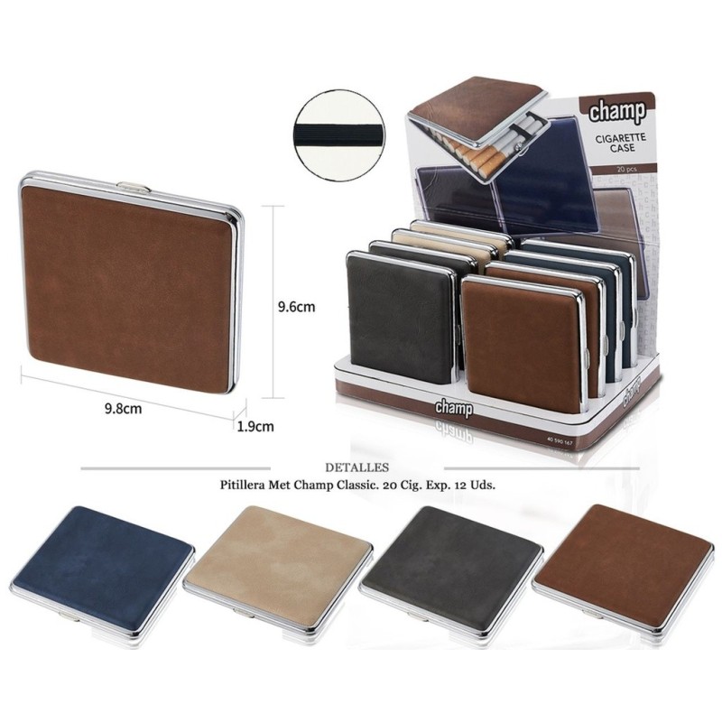 PITILLERA MET CHAMP CLASSIC 20 CIG 12 UDS