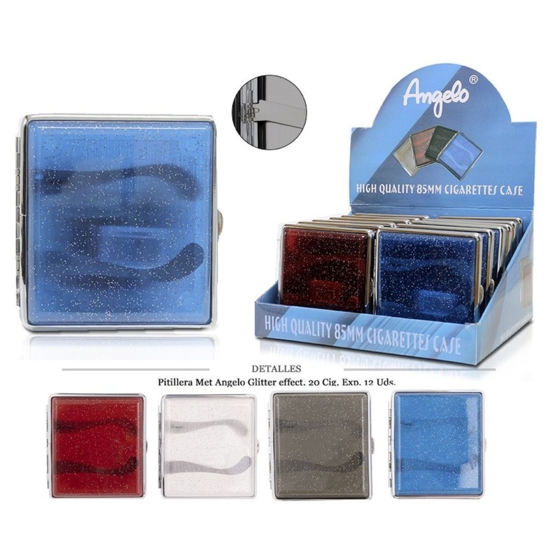 PITILLERA MET ANGELO GLITTER EFFECT 20 CIG 12 UDS