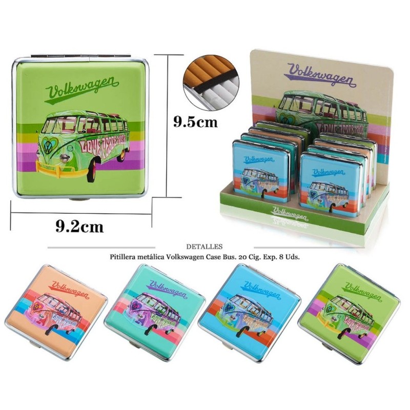 PITILLERA MET VOLKSWAGEN BUS 20 CIG 8 UDS