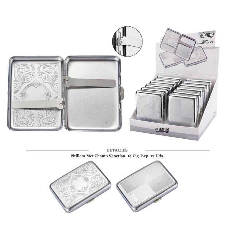 PITILLERA MET CHAMP VENETIAN 14 CIG 12 UDS
