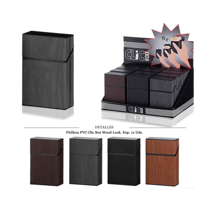 PITILLERA PVC CLIC BOX WOOD LOOK 12 UDS