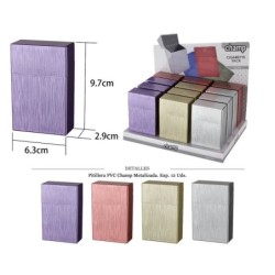PITILLERA PVC CHAMP BRUSHED COLORS 12 UDS