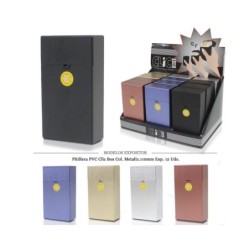 PITILLERA PVC CLIC BOX METALIZADA 110 MM 12 UDS
