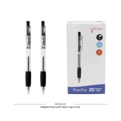 BOLIGRAFO PRAXTON RT VISION NEGRO 25 UD