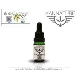 ACEITE KANNATURE OLIVA 20% CBD 10 ML
