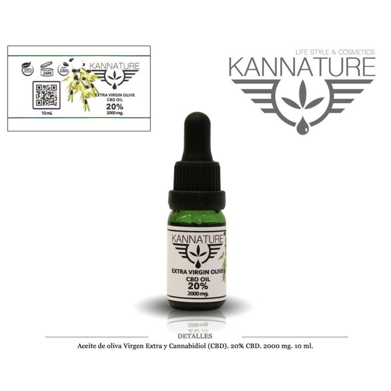 ACEITE KANNATURE OLIVA 20% CBD 10 ML