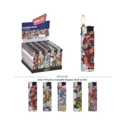 ENCD. PROF PIEZO RECARGABLE DRAGONS 50 UDS