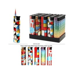 ENCD. ANGEL LASER METAL CASE GEOMETRIC 25 UDS