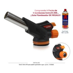 ENCD. EXTRA NS-509 SOPLETE QUEMADOR A GAS 15 CM 1U