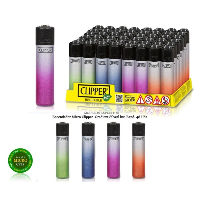 ENCD. MICRO METALLIC GRADIENT SILVER BW 48 UDS