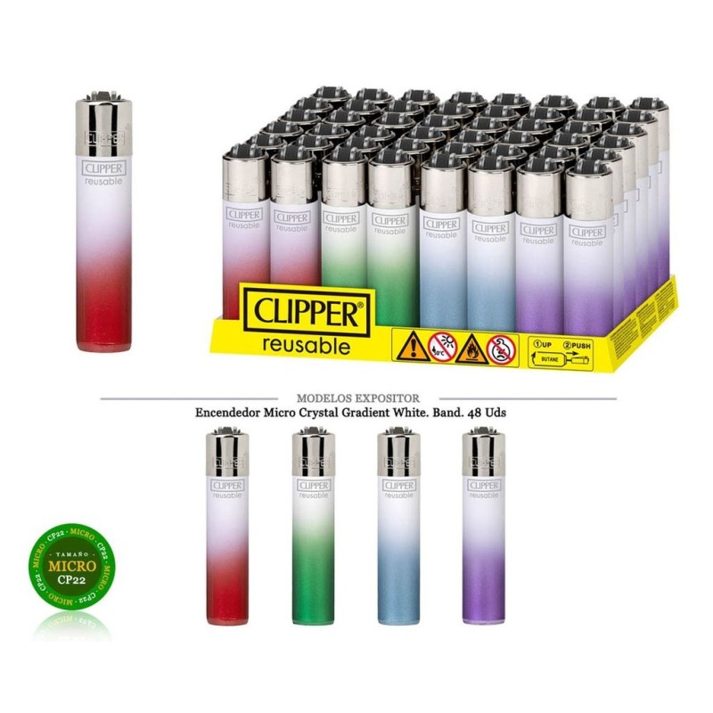 ENCD. MICRO CRYSTAL GRADIENT WHITE 48 UDS