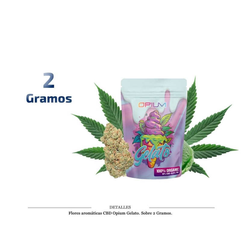 FLORES AROMATICAS CBD OPIUM GELATO 2G