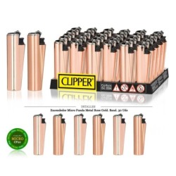 ENCD. MICRO FUNDA METAL ROSE GOLD 30 UDS