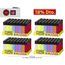 LOTE CLIPPER TRANSLUCIDO 176+16 UDS+CLIPPERPUNTOS