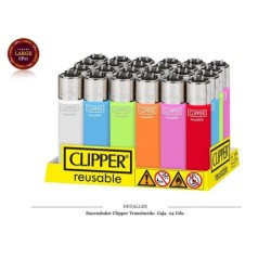 ENCD. CLIPPER TRANSPARENTE 24 UDS