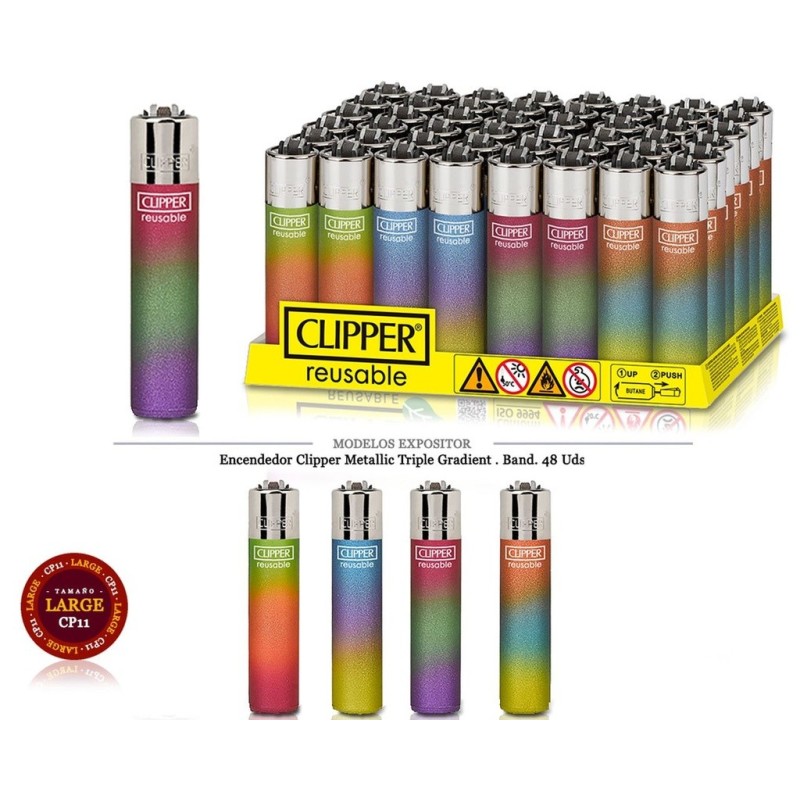 ENCD. CLIPPER METALLIC TRIPLE GRADIENT 1 48 UDS