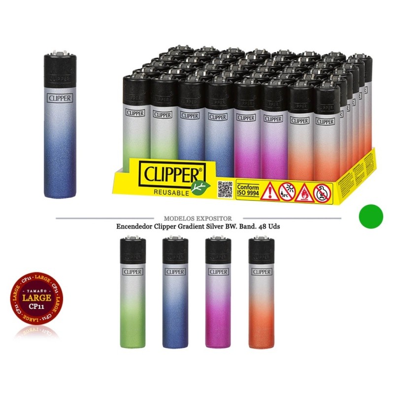 ENCD. CLIPPER METALLIC GRADIENT SILVER BW 48 UDS
