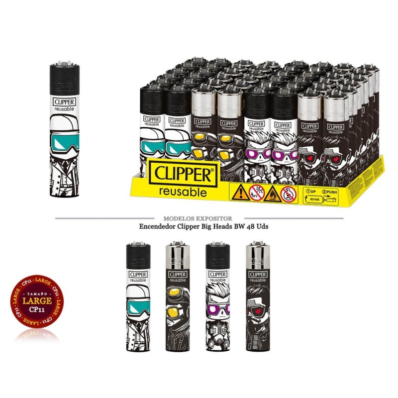 ENCD. CLIPPER BIG HEADS BW 48 UDS