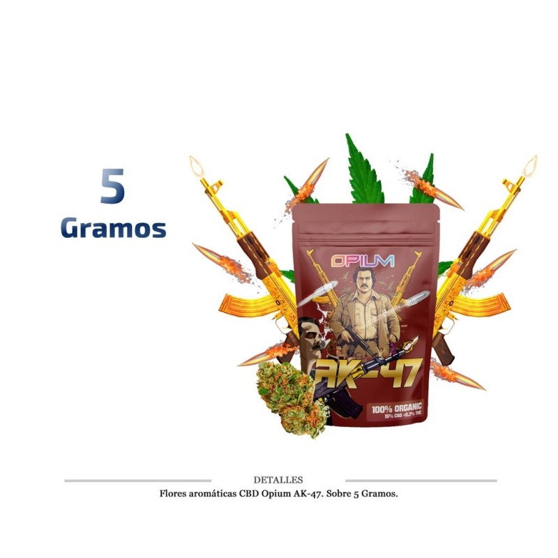 FLORES AROMATICAS CBD OPIUM AK-47 5G