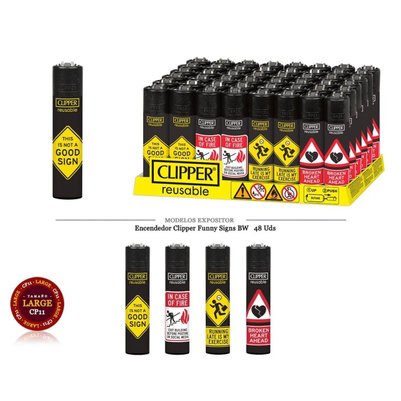 ENCD. CLIPPER FUNNY SIGNS BW 48 UDS