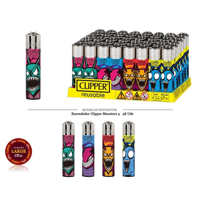 ENCD. CLIPPER MONSTERS 4 48 UDS