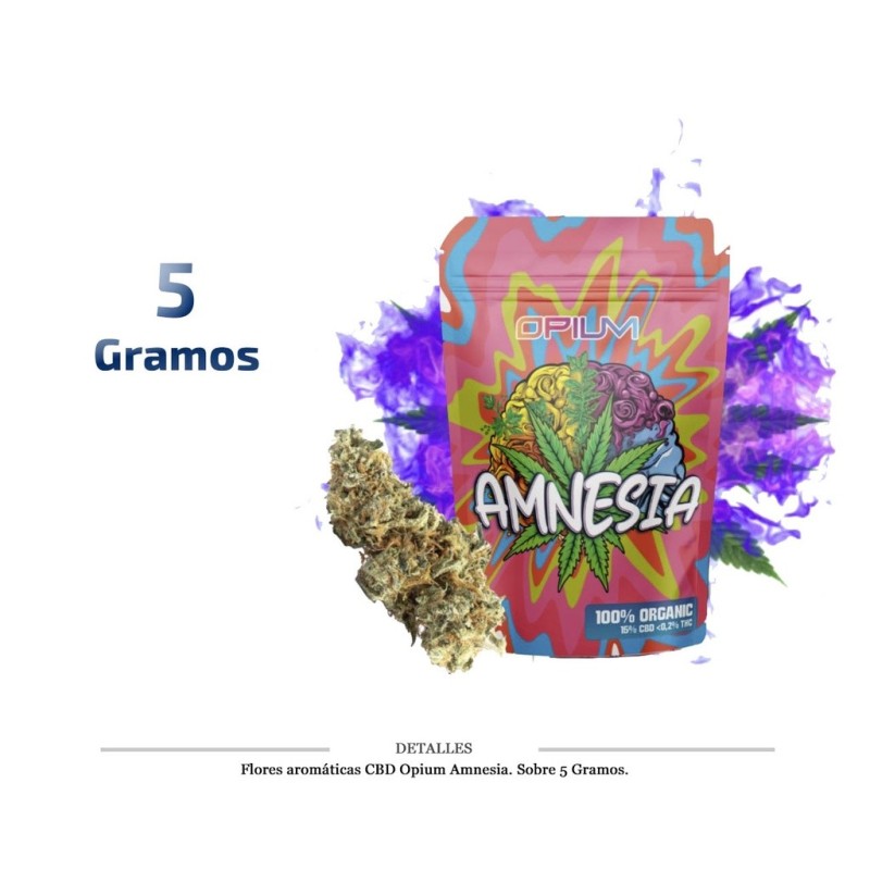 FLORES AROMATICAS CBD OPIUM AMNESIA 5G