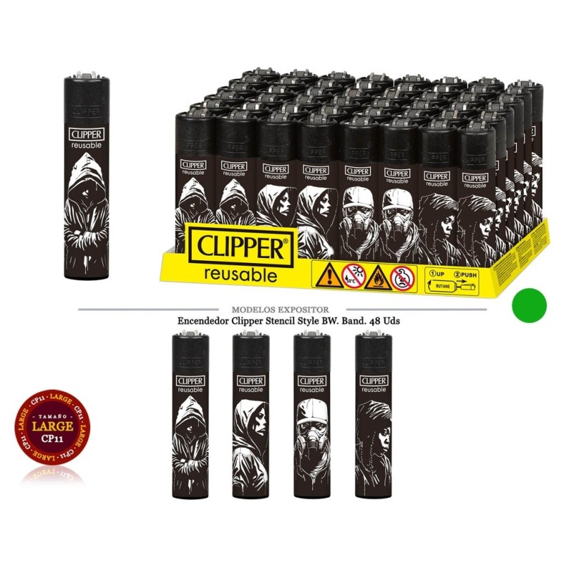 ENCD. CLIPPER STENCIL STYLE BW 48 UDS