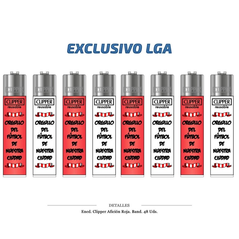 ENCD. CLIPPER AFICION ROJA 48 UDS