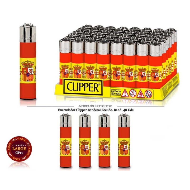 ENCD. CLIPPER BANDERA+ESCUDO 48 UDS