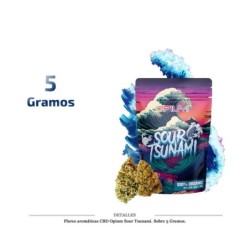 FLORES AROMATICAS CBD OPIUM SOUR TSUNAMI 5G