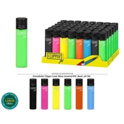 ENCD. CLIPPER LASER SHINY COLORS BW 48 UDS