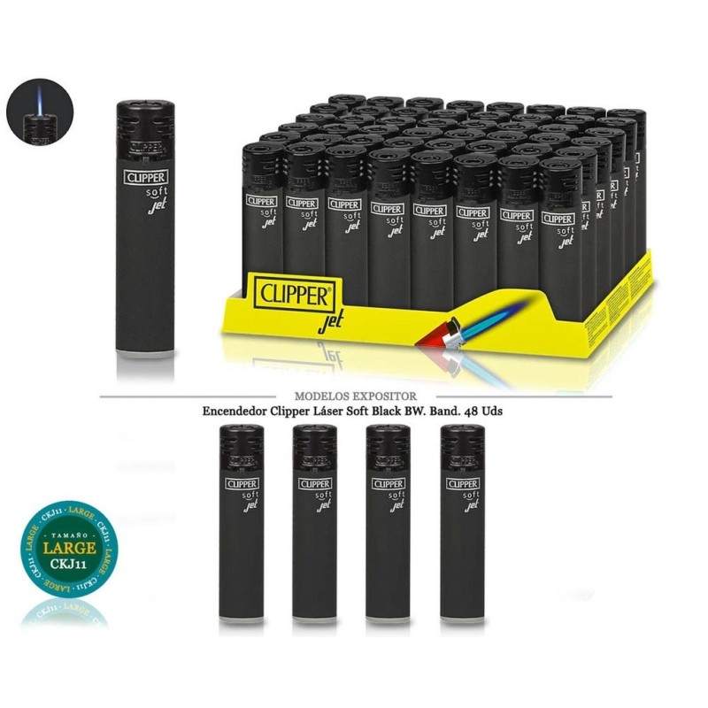 ENCD. CLIPPER LASER SOFT BLACK BW 48 UDS