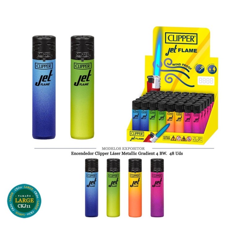ENCD. CLIPPER LASER METALLIC GRADIENT 4 BW 48 UDS