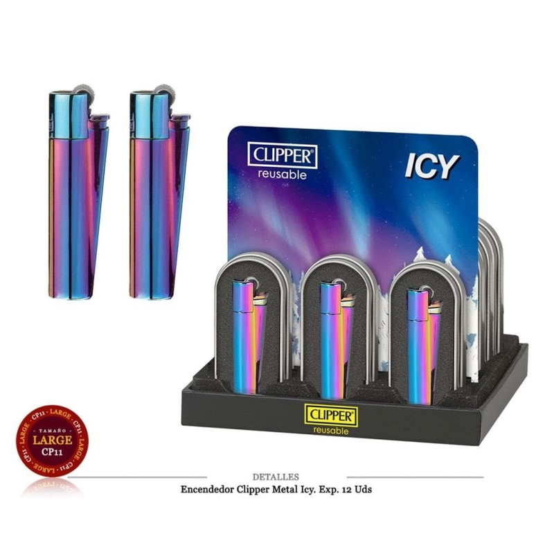 ENCD. CLIPPER METAL ICY 12 UDS