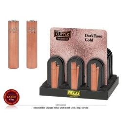 ENCD. CLIPPER METAL DARK ROSE GOLD 12 UDS