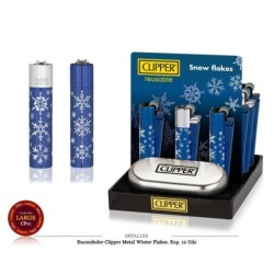 ENCD. CLIPPER METAL WINTER FLAKES 12 UDS