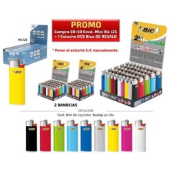 ENCD. BIC J25 MINI COLOR 50+50 UDS