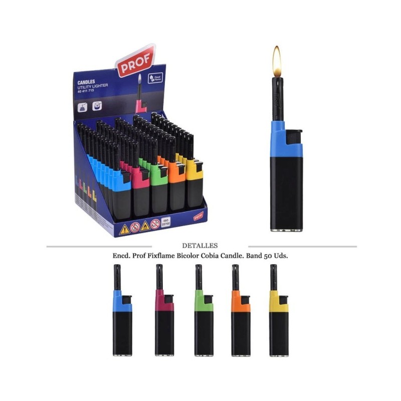 ENCD. PROF FIXFLAME BICOLOR COBIA CANDLE 50 UDS