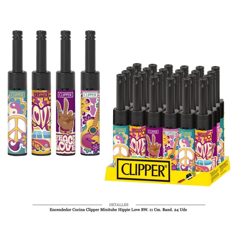 ENCD. CLIPPER COCINA MINITUBE HIPPIE LOVE BW 24 UDS